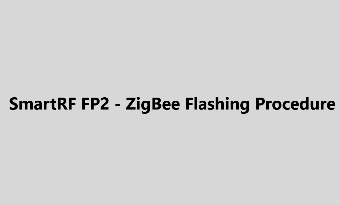 Flash programmer 2 - to select target device